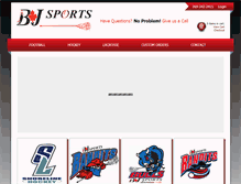 Tablet Screenshot of bjsports.com